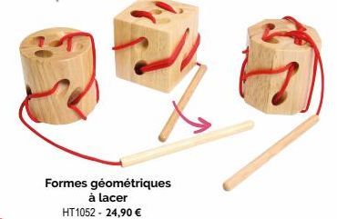 Formes géométriques à lacer HT1052 - 24,90 € 