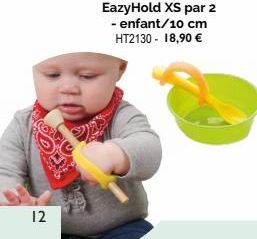 Co  12  EazyHold XS par 2  - enfant/10 cm HT2130 - 18,90 €  