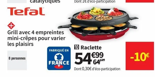raclette tefal