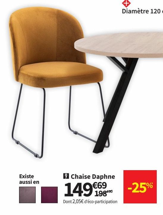 chaise Daphne