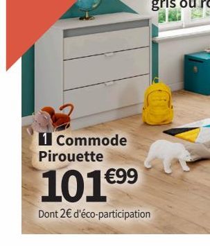 commode pirouette