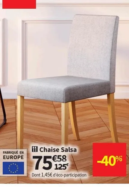 chaise salsa