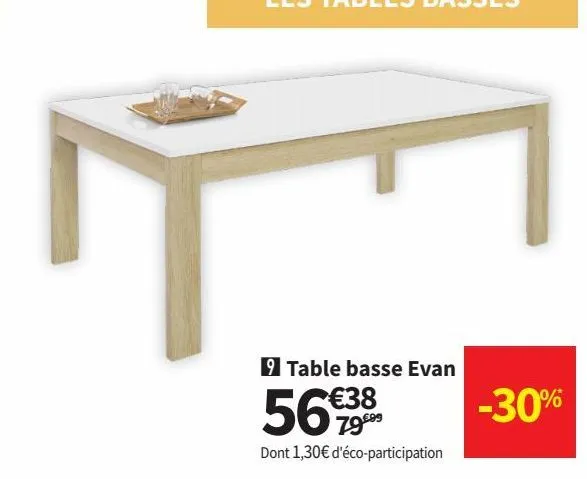 table basse evan