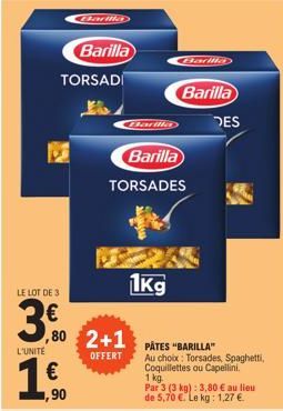 promos Barilla