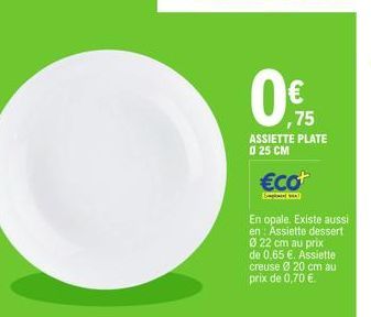 assiette plate 