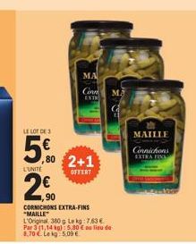 cornichons Maille