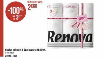 papier toilette Renova