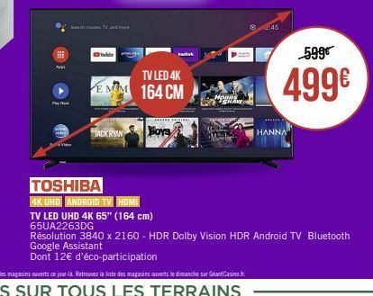 téléviseur Toshiba