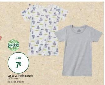 t-shirt garçon 