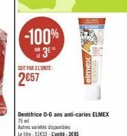 dentifrice elmex