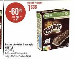 céréales chocapic nestlé