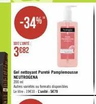 -34%"  soit l'unité  3€82 