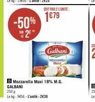 mozzarella galbani