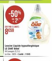 lessive liquide Le chat