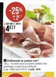 jambon cuit 