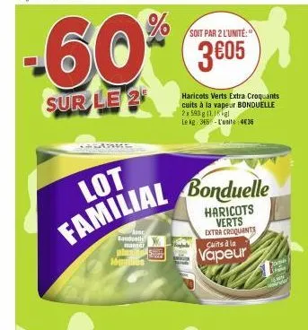 haricots verts bonduelle