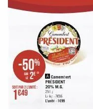 camembert président