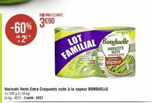 haricots verts Bonduelle