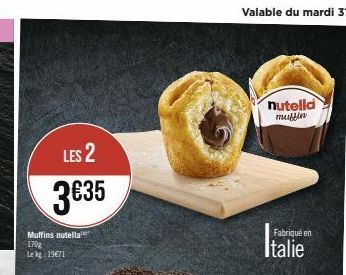 muffins Nutella