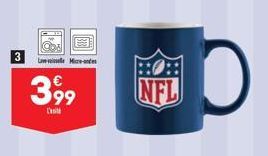 3  Lawwisselle Micr  3,99  L'  NFL 