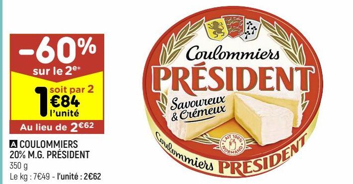 coulommiers 20% M.G. Président