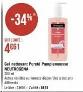 -34%  soit l'unité  4€61 