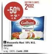 mozzarella galbani