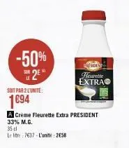 crème fleurette