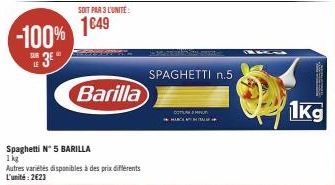 spaghetti Barilla