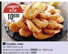 crevettes cuites 