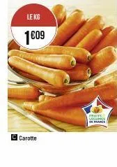 le kg  1009  c carotte  futs legunes  mance 