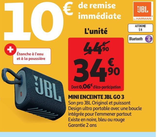 MINI ENCEINTE JBL GO 3