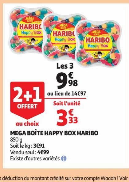 MEGA BOÎTE HAPPY BOX HARIBO 
