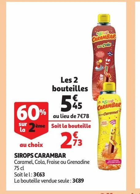 sirops carambar