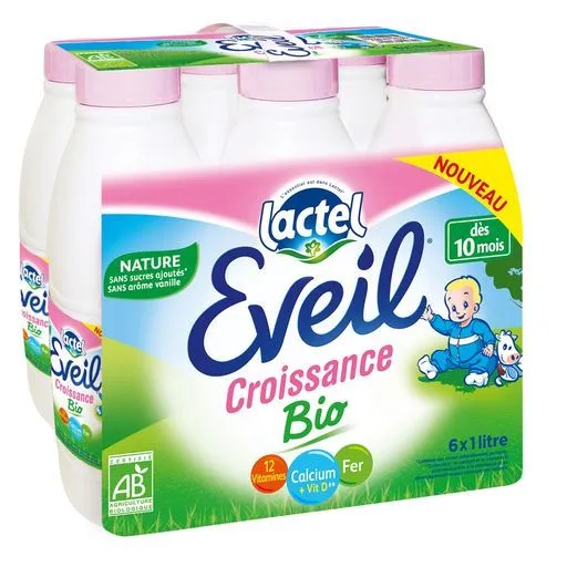 croissance éveil lactel bio 