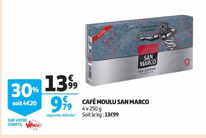 CAFÉ MOULU SAN MARCO 
