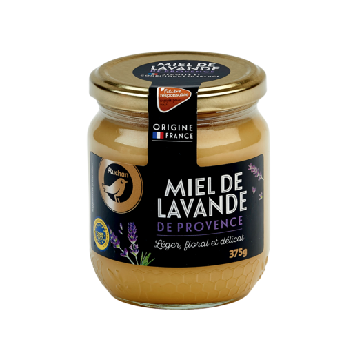 MIEL DE LAVANDE DE PROVENCE FILIÈRE RESPONSABLE AUCHAN GOURMET