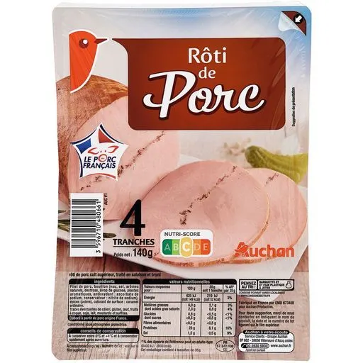 rôti de porc supérieur auchan