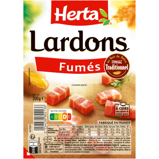 DÉS DE LARDONS HERTA