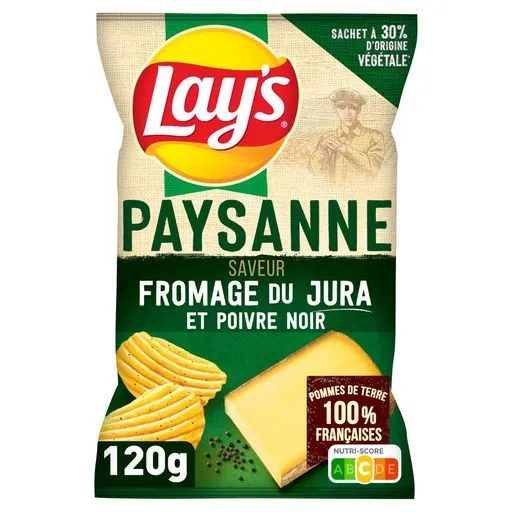 chips paysanne fromage du jura lay's
