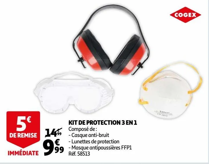 kit de protection 3 en 1 cogex