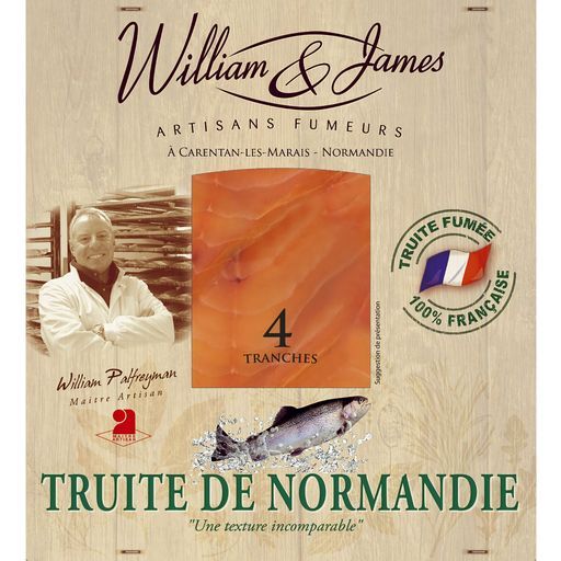 TRUITE FUMÉE DE NORMANDIE WILLIAM ET JAMES