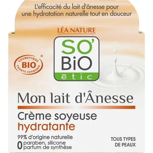 crème soyeuse hydratante so'bio étic