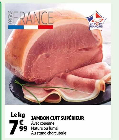 JAMBON CUIT SUPÉRIEUR