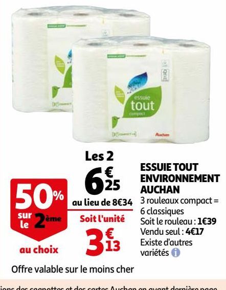 ESSUIE TOUT ENVIRONNEMENT AUCHAN