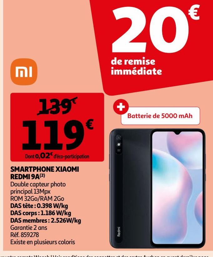 SMARTPHONE XIAOMI REDMI 9A