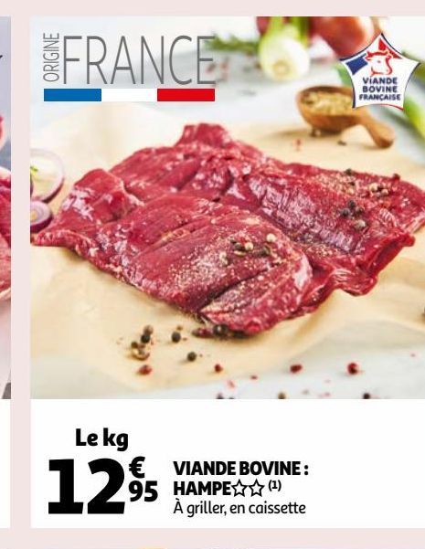 VIANDE BOVINE : HAMPE 