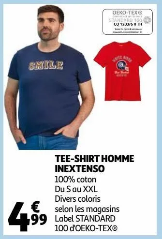 tee-shirt homme inextenso