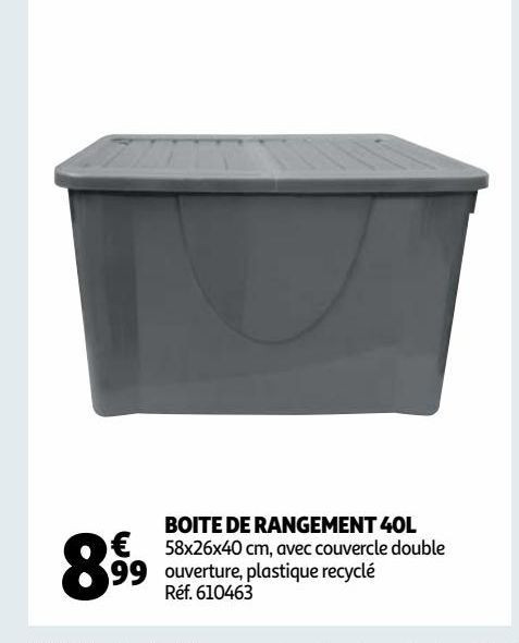 BOITE DE RANGEMENT 40L