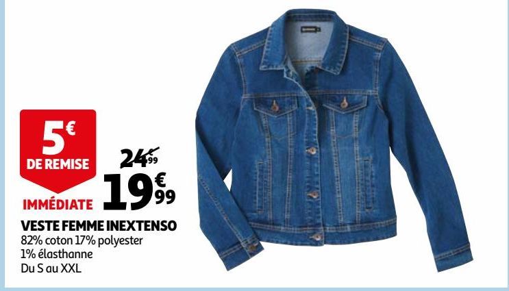 VESTE FEMME INEXTENSO